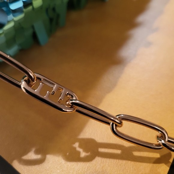 Gold Fendi Mesh Chain Necklace/Shoulder Strap (Baquette) - Picture 10 of 12